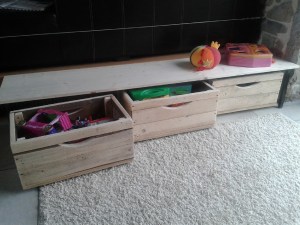 caisse banquette bois palette sur mesure recup et factory jouets