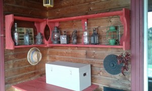 recupfactory pau décoration vintage bois palette tuto étagères planches naturelles pour mise en valeur décorations