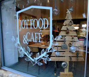 deco sapin palette restaurant vintage retro