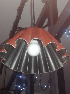 moule gateau recup retro deco vintage luminaire cuisine orange
