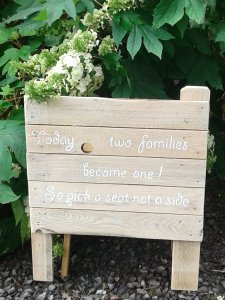 message mariage customisation recup palette