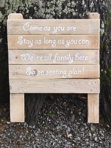 message mariage customisation recup palette nature