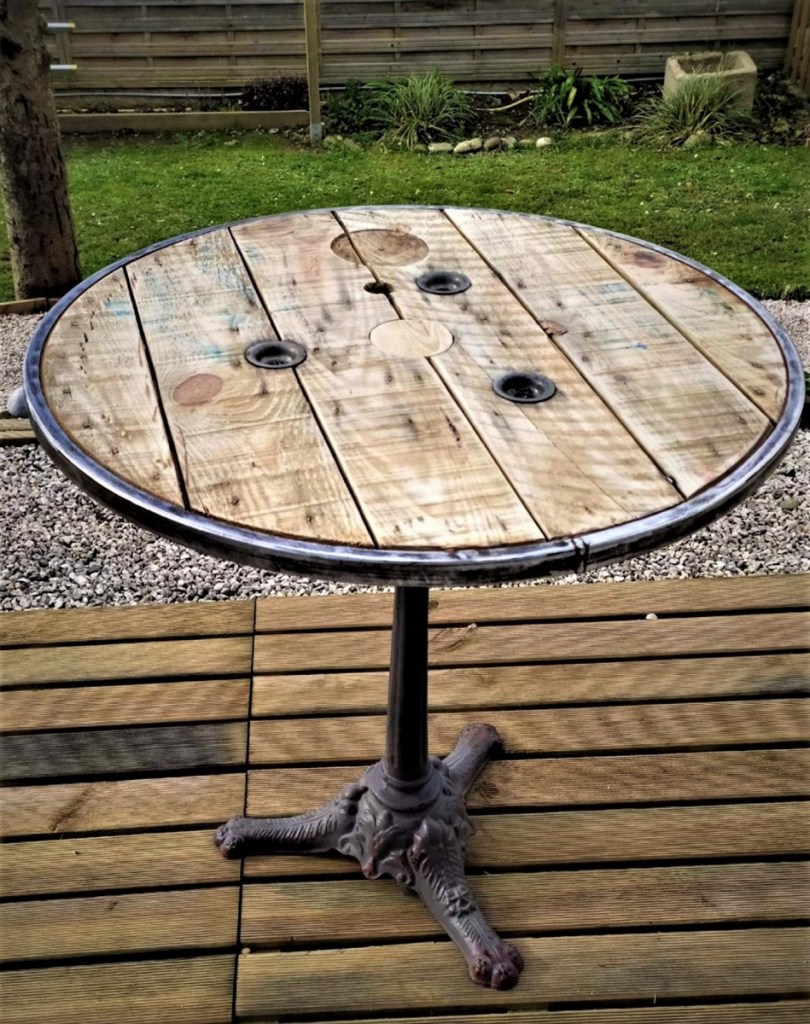 bistrot table touret vintage deco retro