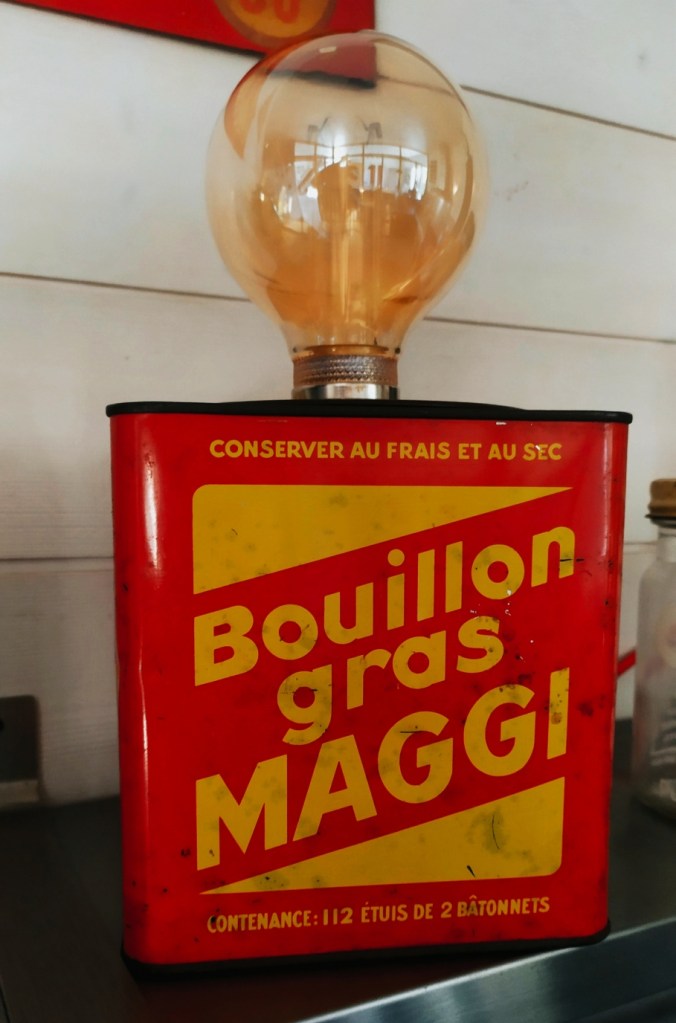 boite maggi collector lampe cuisine rétro vintage déco récup