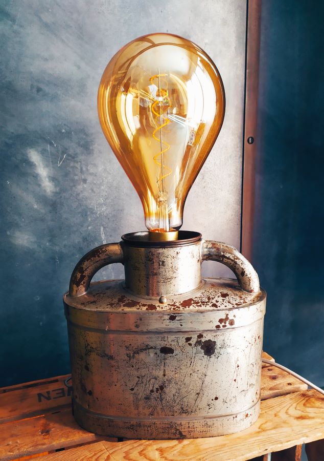 Pot à lait retro deco cuisine resto loft upcycling indus
