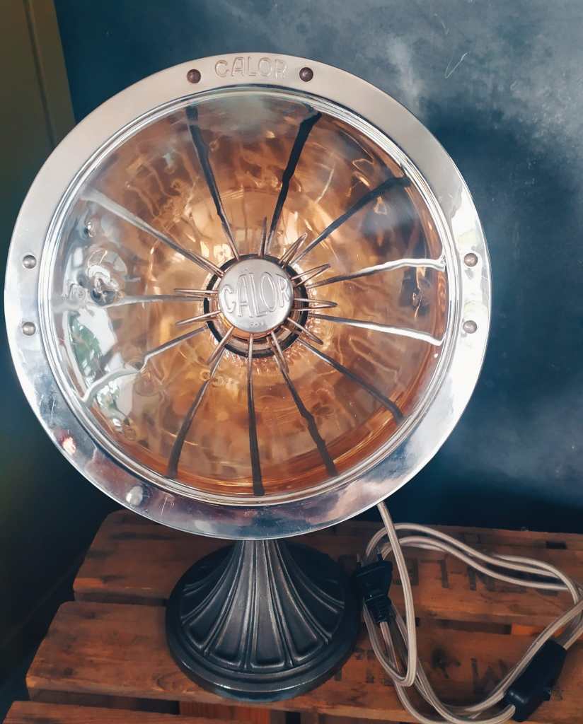 Chauffage Calor 1950 lampe à poser vintage déco rétro